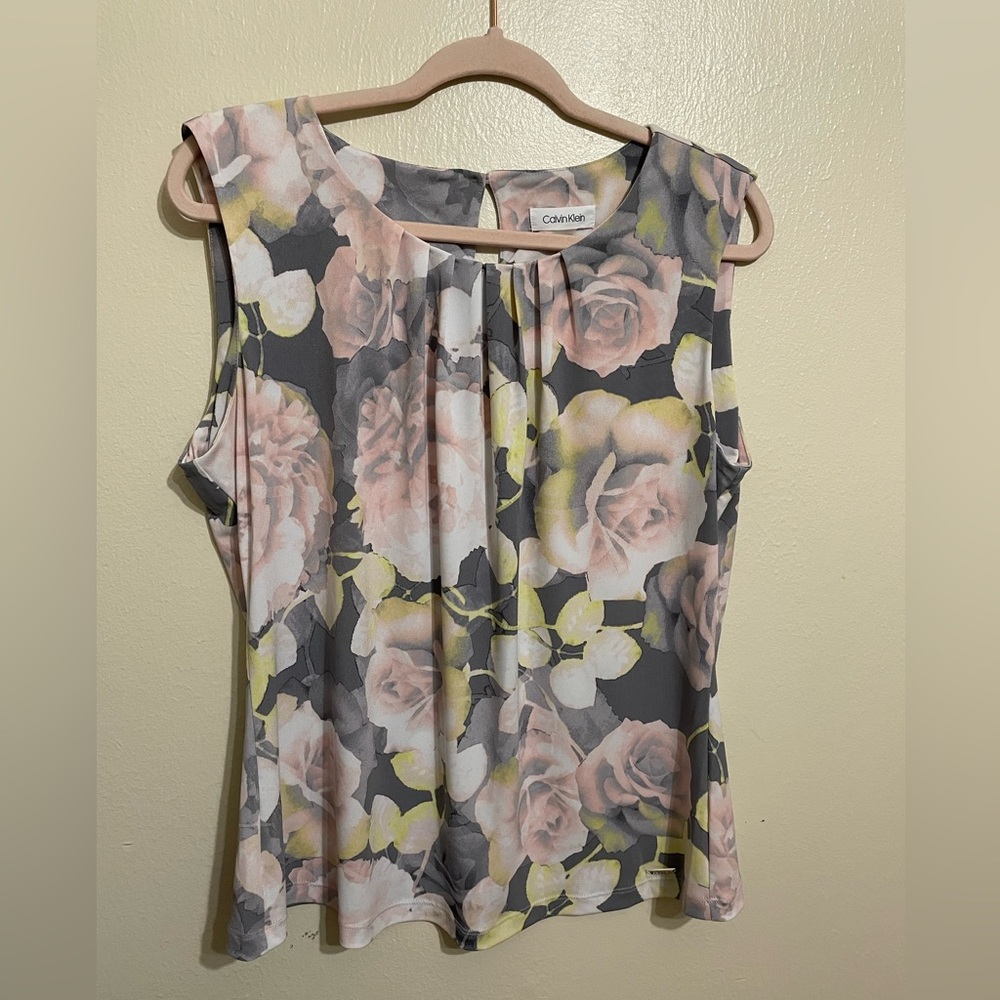 Calvin Klein sleeveless knit top